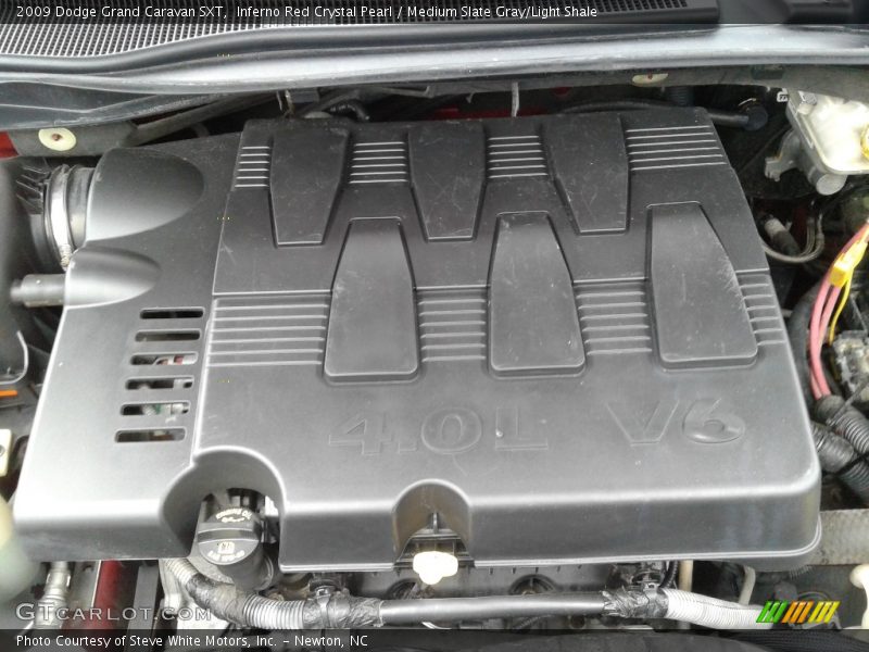 Inferno Red Crystal Pearl / Medium Slate Gray/Light Shale 2009 Dodge Grand Caravan SXT