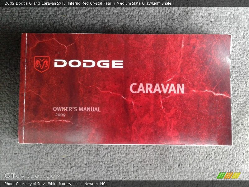 Inferno Red Crystal Pearl / Medium Slate Gray/Light Shale 2009 Dodge Grand Caravan SXT