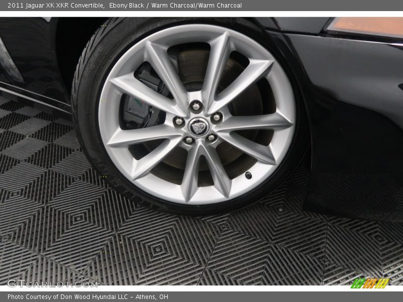 Ebony Black / Warm Charcoal/Warm Charcoal 2011 Jaguar XK XKR Convertible