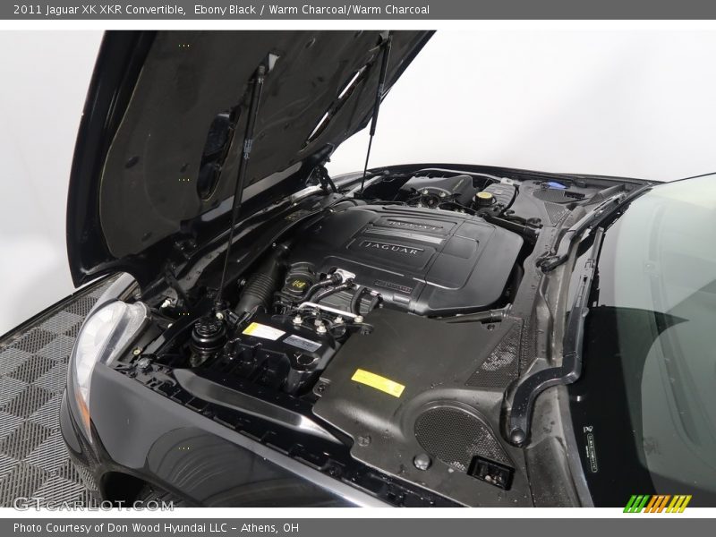 Ebony Black / Warm Charcoal/Warm Charcoal 2011 Jaguar XK XKR Convertible