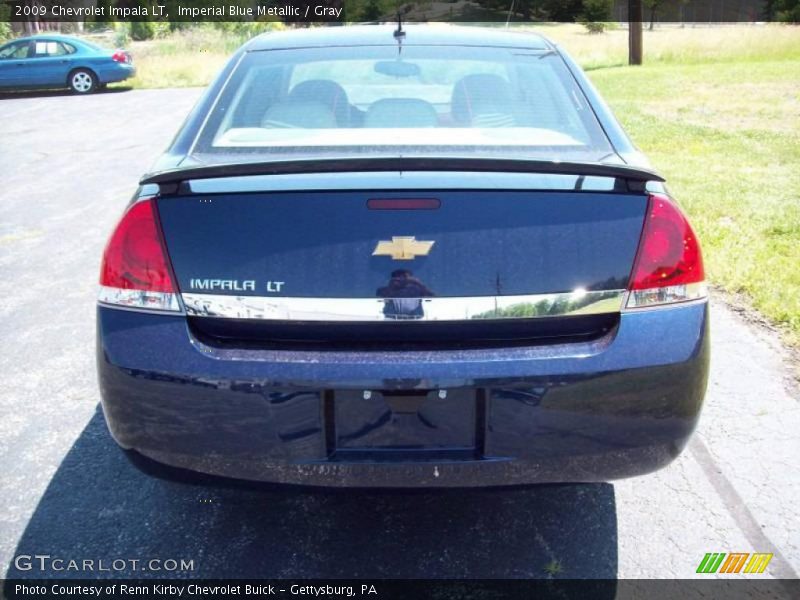 Imperial Blue Metallic / Gray 2009 Chevrolet Impala LT