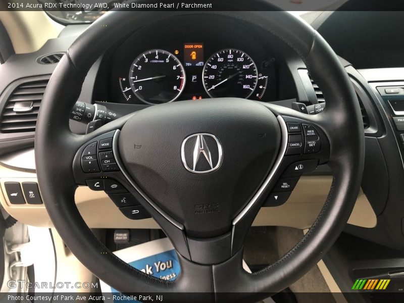 White Diamond Pearl / Parchment 2014 Acura RDX Technology AWD