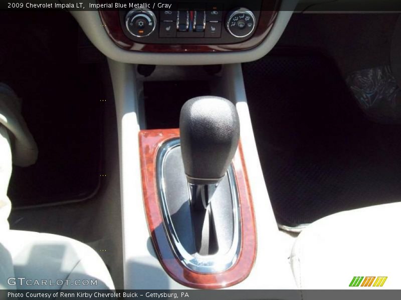 Imperial Blue Metallic / Gray 2009 Chevrolet Impala LT