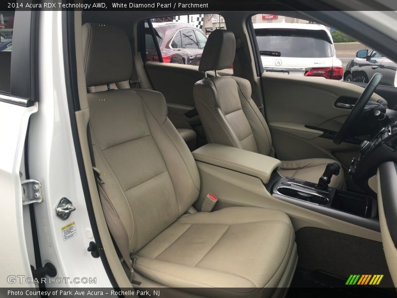 White Diamond Pearl / Parchment 2014 Acura RDX Technology AWD