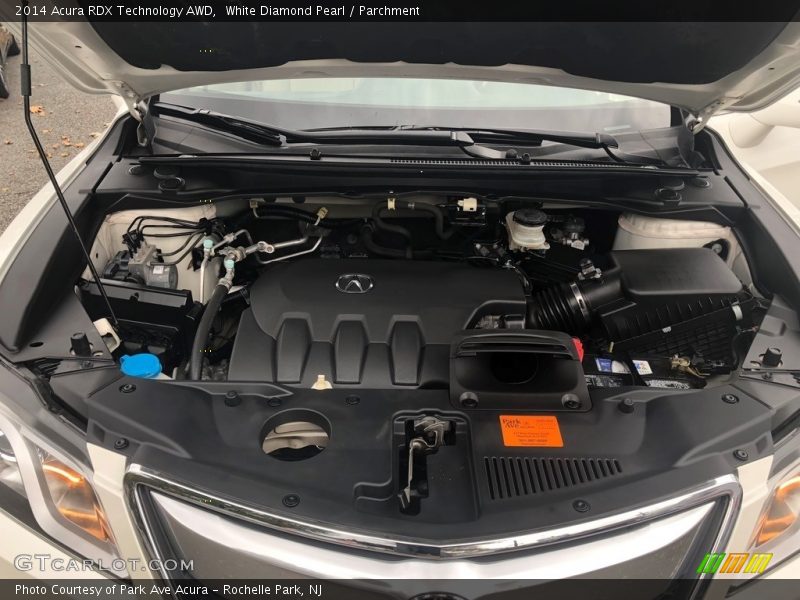 White Diamond Pearl / Parchment 2014 Acura RDX Technology AWD