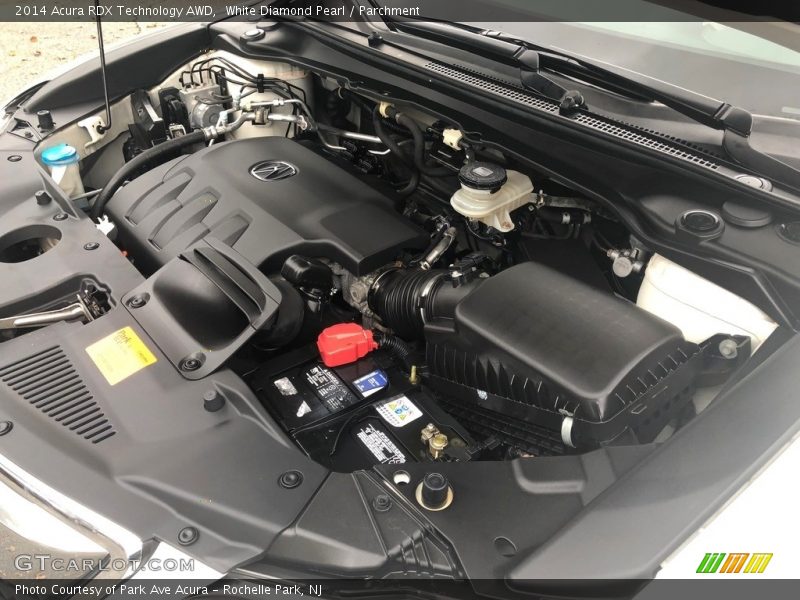 White Diamond Pearl / Parchment 2014 Acura RDX Technology AWD