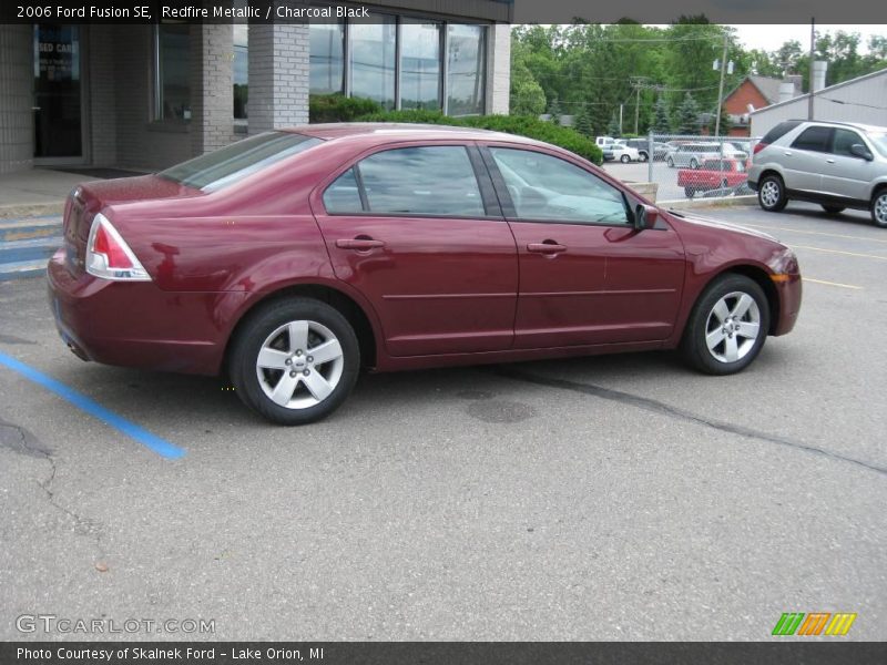 Redfire Metallic / Charcoal Black 2006 Ford Fusion SE