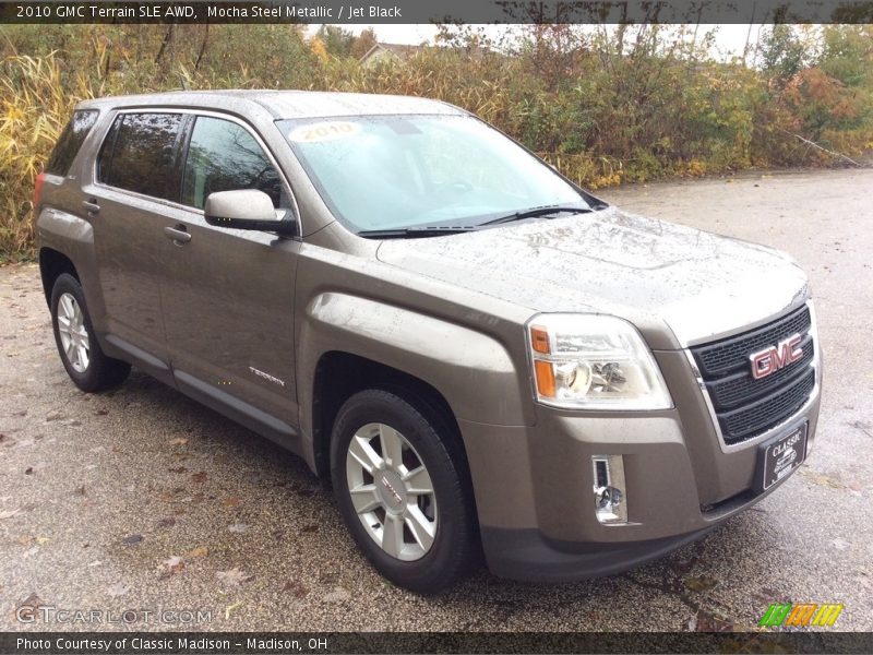 Mocha Steel Metallic / Jet Black 2010 GMC Terrain SLE AWD