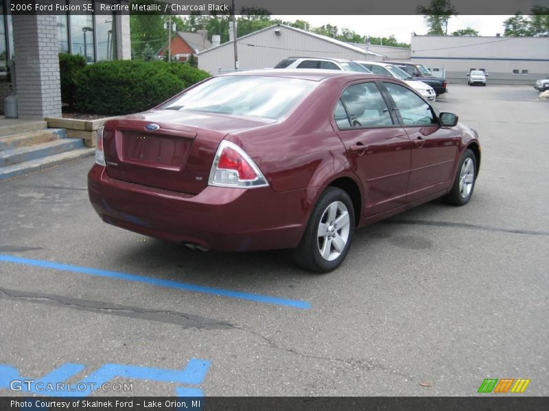 Redfire Metallic / Charcoal Black 2006 Ford Fusion SE