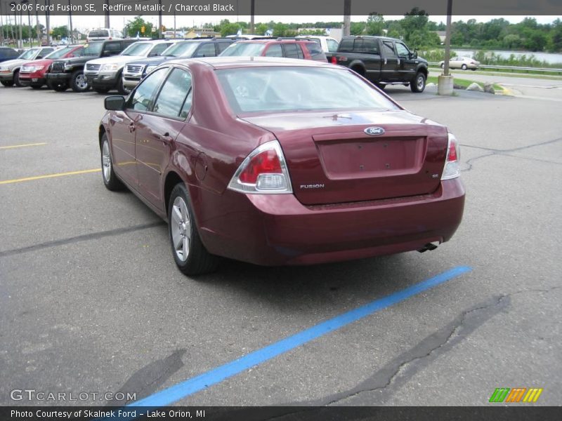 Redfire Metallic / Charcoal Black 2006 Ford Fusion SE