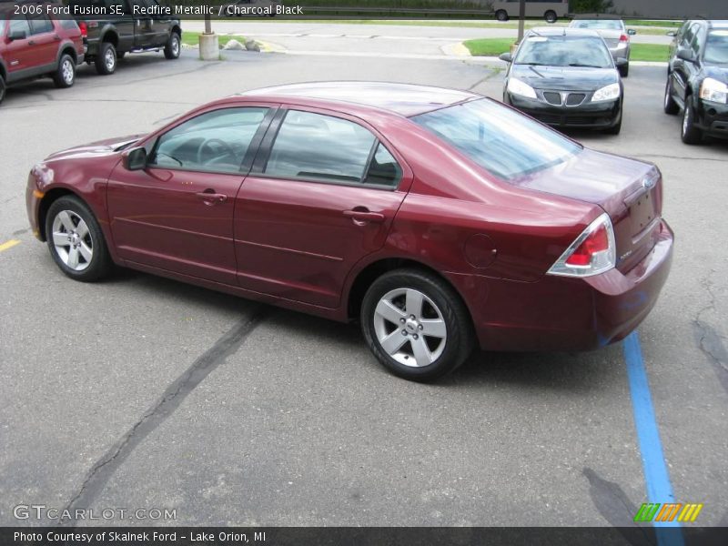 Redfire Metallic / Charcoal Black 2006 Ford Fusion SE