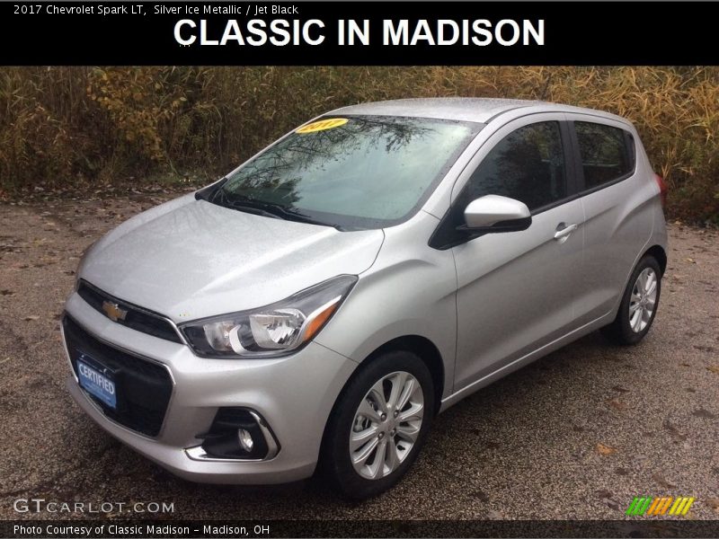 Silver Ice Metallic / Jet Black 2017 Chevrolet Spark LT