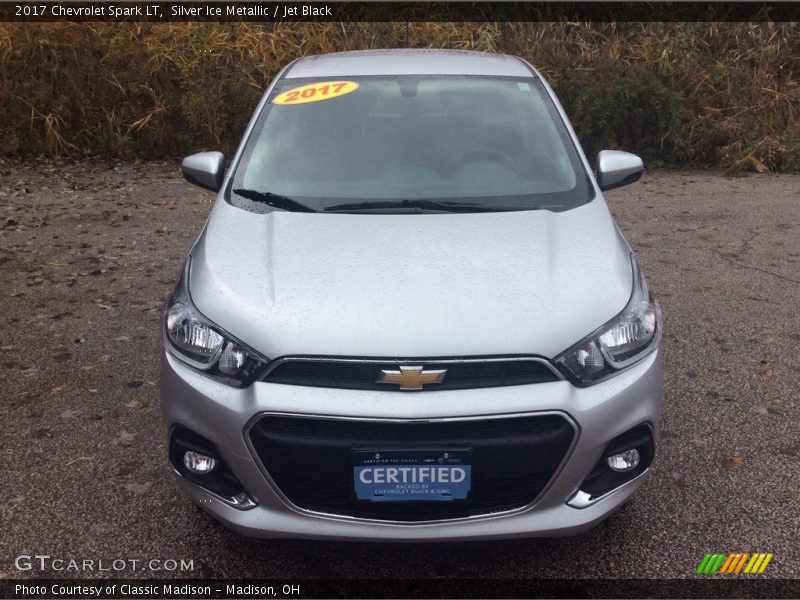 Silver Ice Metallic / Jet Black 2017 Chevrolet Spark LT