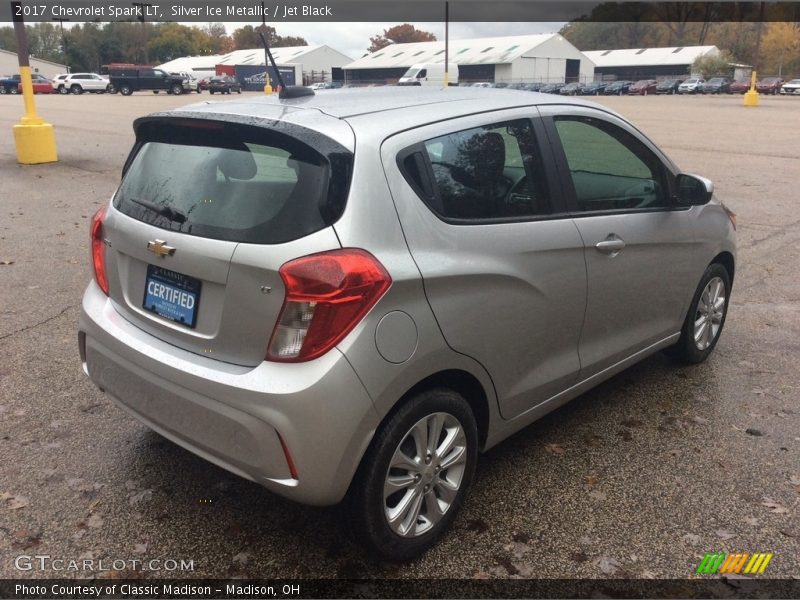 Silver Ice Metallic / Jet Black 2017 Chevrolet Spark LT