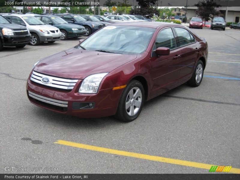 Redfire Metallic / Charcoal Black 2006 Ford Fusion SE