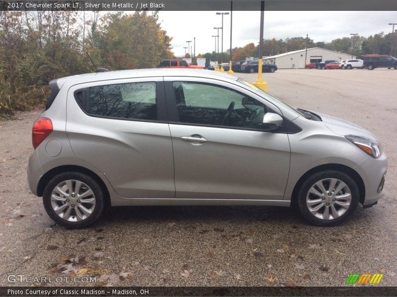 Silver Ice Metallic / Jet Black 2017 Chevrolet Spark LT