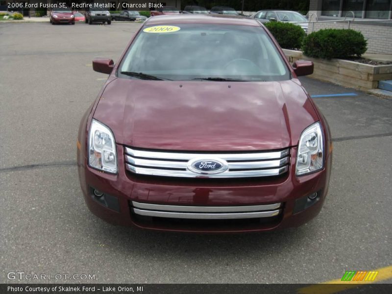 Redfire Metallic / Charcoal Black 2006 Ford Fusion SE