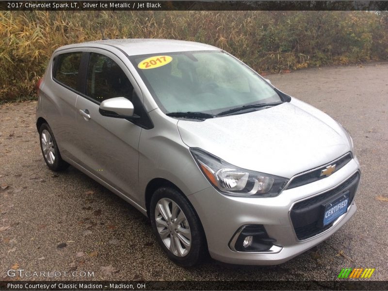 Silver Ice Metallic / Jet Black 2017 Chevrolet Spark LT