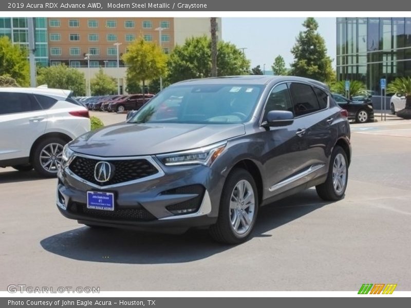 Modern Steel Metallic / Graystone 2019 Acura RDX Advance AWD