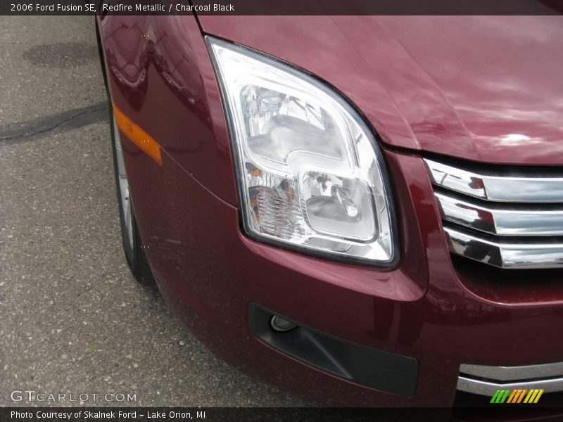Redfire Metallic / Charcoal Black 2006 Ford Fusion SE