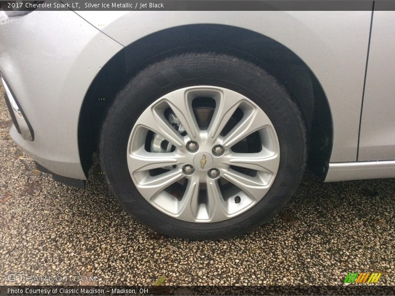 Silver Ice Metallic / Jet Black 2017 Chevrolet Spark LT