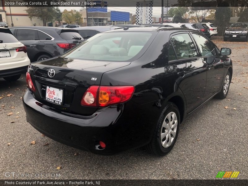 Black Sand Pearl / Bisque 2009 Toyota Corolla LE