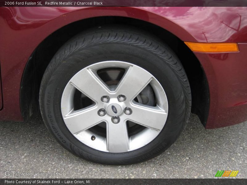 Redfire Metallic / Charcoal Black 2006 Ford Fusion SE