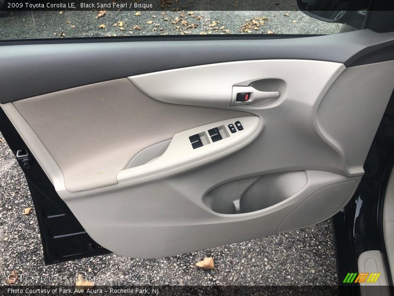 Black Sand Pearl / Bisque 2009 Toyota Corolla LE