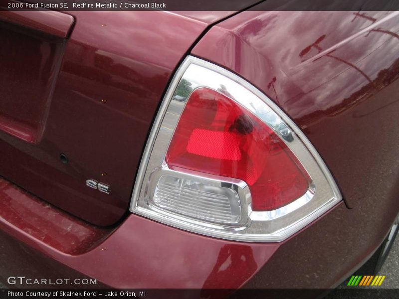 Redfire Metallic / Charcoal Black 2006 Ford Fusion SE