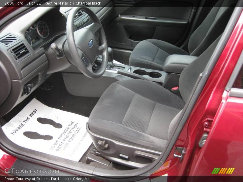 Redfire Metallic / Charcoal Black 2006 Ford Fusion SE