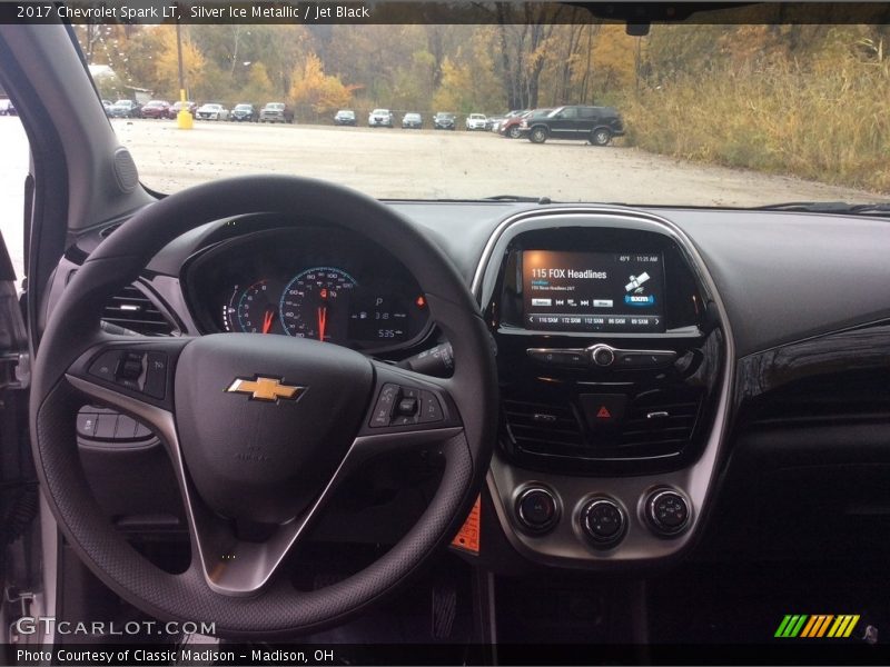 Silver Ice Metallic / Jet Black 2017 Chevrolet Spark LT