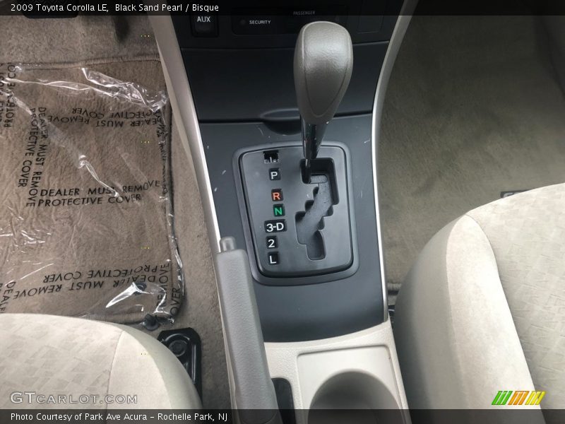 Black Sand Pearl / Bisque 2009 Toyota Corolla LE