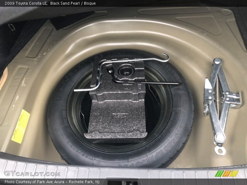 Black Sand Pearl / Bisque 2009 Toyota Corolla LE