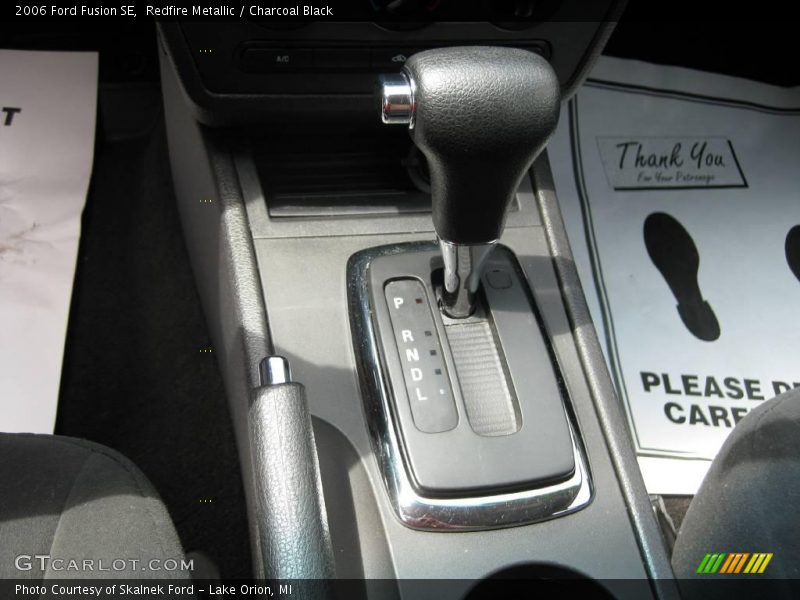 Redfire Metallic / Charcoal Black 2006 Ford Fusion SE