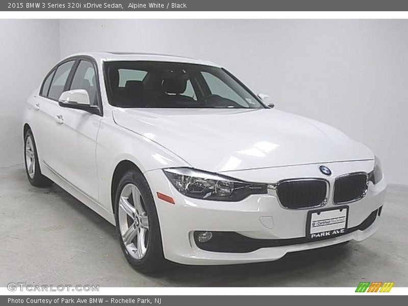 Alpine White / Black 2015 BMW 3 Series 320i xDrive Sedan