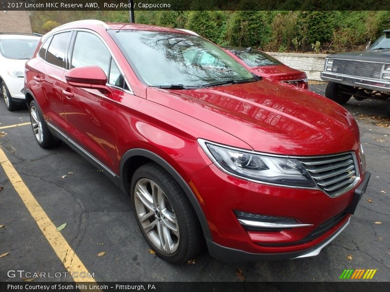 Ruby Red / Cappuccino 2017 Lincoln MKC Reserve AWD