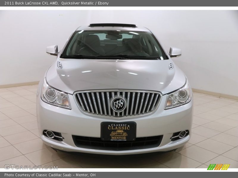 Quicksilver Metallic / Ebony 2011 Buick LaCrosse CXL AWD