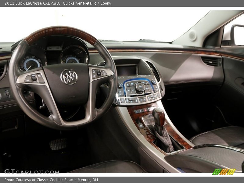 Quicksilver Metallic / Ebony 2011 Buick LaCrosse CXL AWD