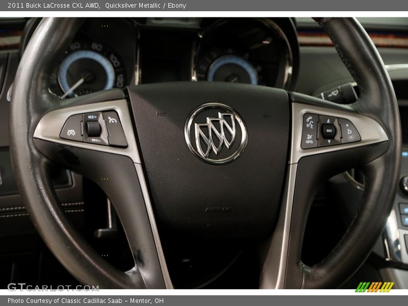 Quicksilver Metallic / Ebony 2011 Buick LaCrosse CXL AWD