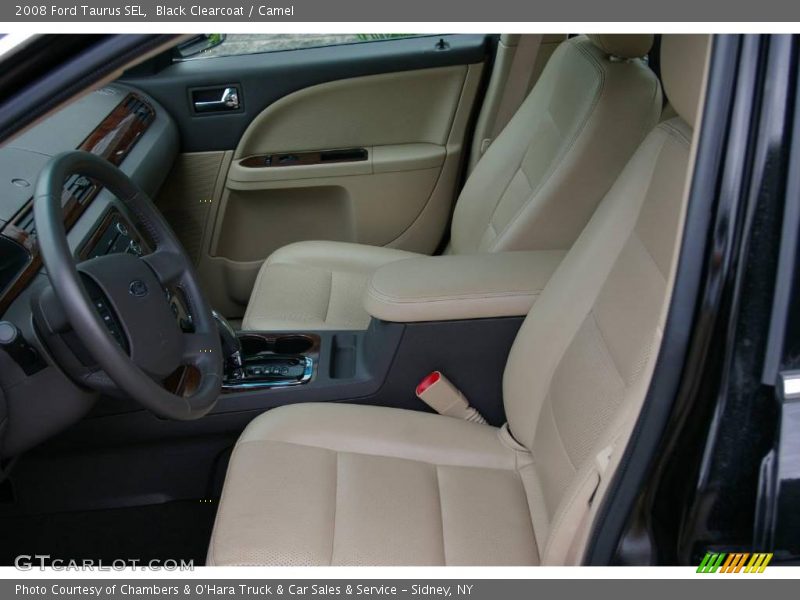 Black Clearcoat / Camel 2008 Ford Taurus SEL