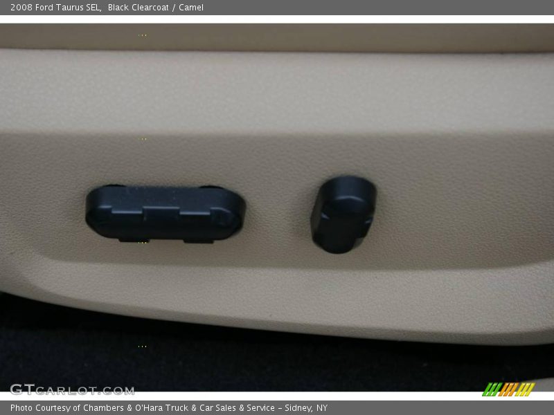 Black Clearcoat / Camel 2008 Ford Taurus SEL