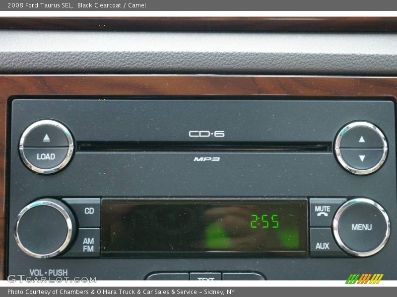 Black Clearcoat / Camel 2008 Ford Taurus SEL