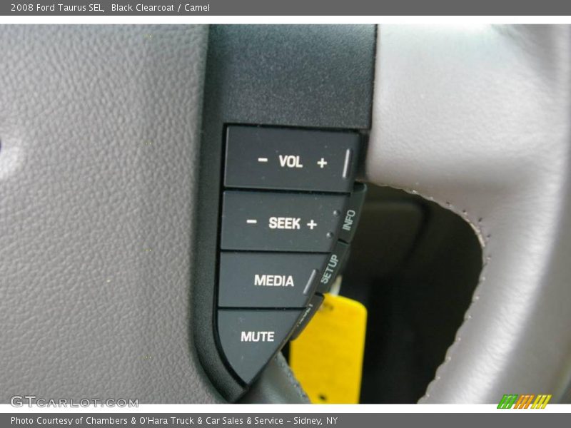 Black Clearcoat / Camel 2008 Ford Taurus SEL