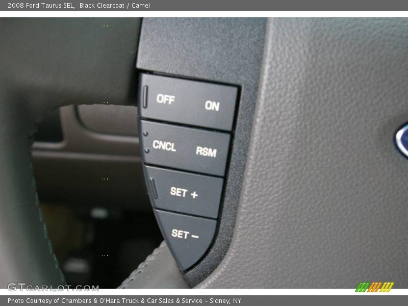 Black Clearcoat / Camel 2008 Ford Taurus SEL