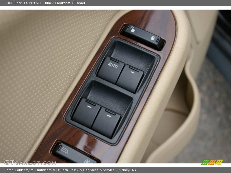 Black Clearcoat / Camel 2008 Ford Taurus SEL