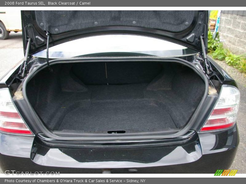 Black Clearcoat / Camel 2008 Ford Taurus SEL