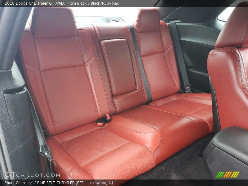 Pitch Black / Black/Ruby Red 2018 Dodge Challenger GT AWD