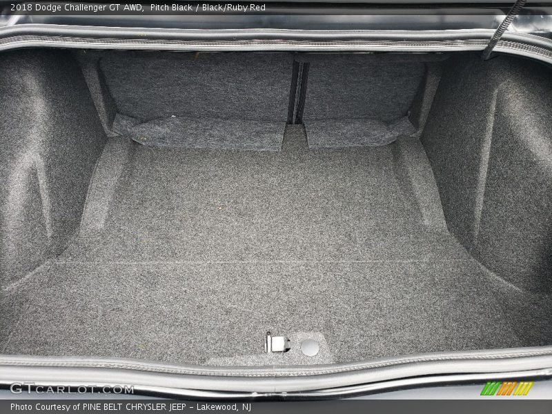 Pitch Black / Black/Ruby Red 2018 Dodge Challenger GT AWD