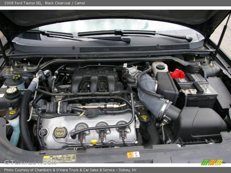 Black Clearcoat / Camel 2008 Ford Taurus SEL