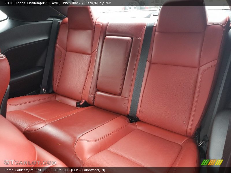 Pitch Black / Black/Ruby Red 2018 Dodge Challenger GT AWD